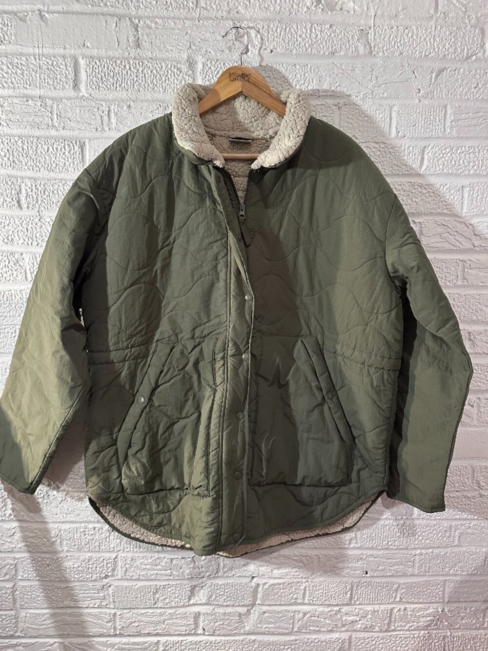 Columbia army green winter coat size XXL
